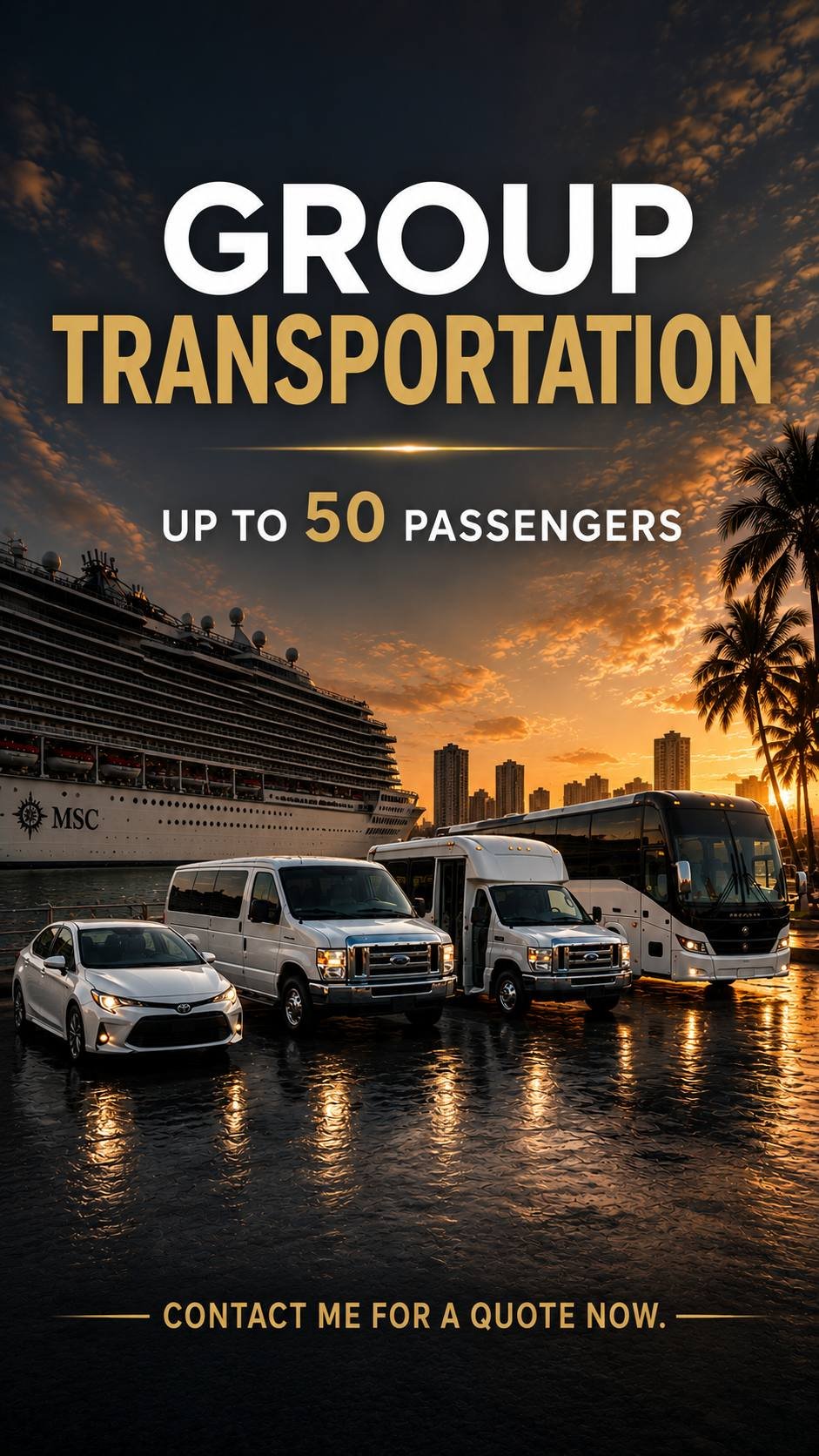 Group Transportation — Up to 50 passengers